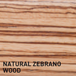 Natural Zebrano Wood